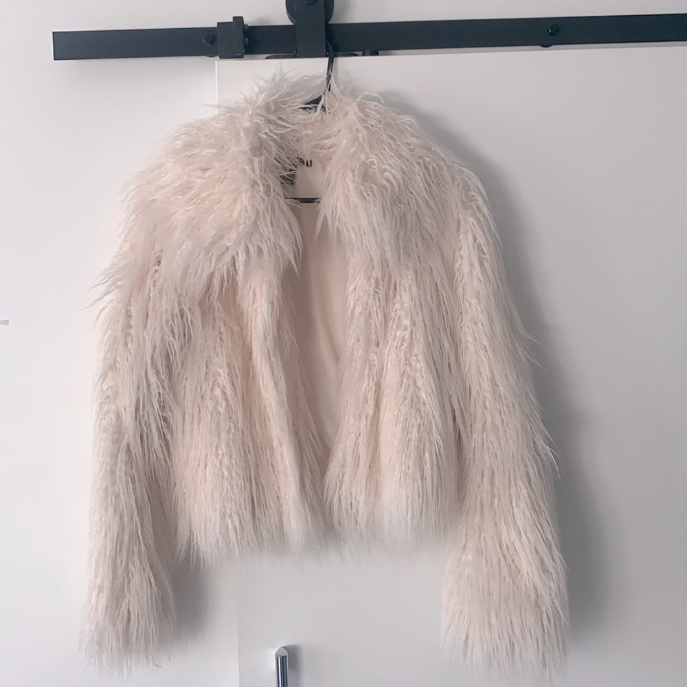 Faux Fur Statement Jacket